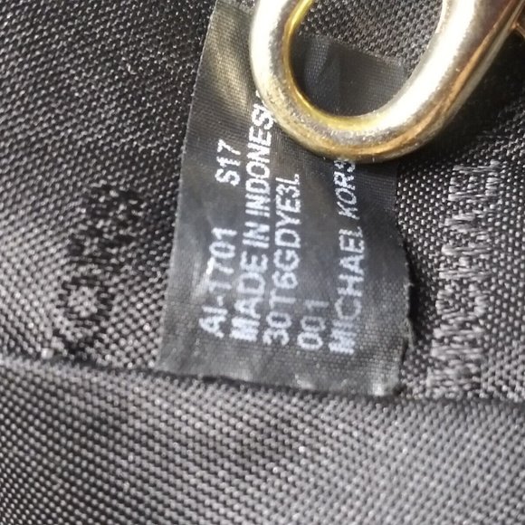 Michael Kors Handbag Purse Dalia 30T6GDYE3L Drawstring Pebbled Leather Black - Picture 8 of 9